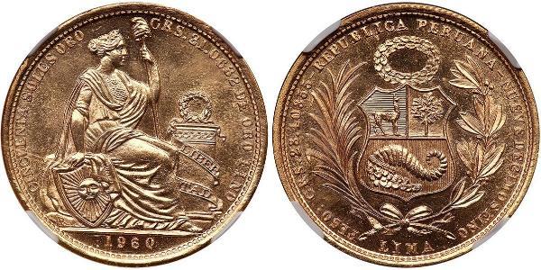 50 Sol Peru Gold 