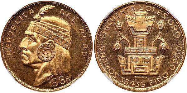 50 Sol Peru Gold 