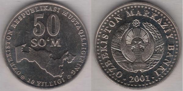 50 Som Uzbekistan (1991 - )  