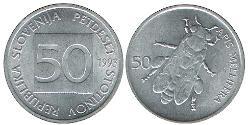 50 Stotinka Slovenia Alluminio 
