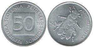 50 Stotinka Slovenia Aluminium 