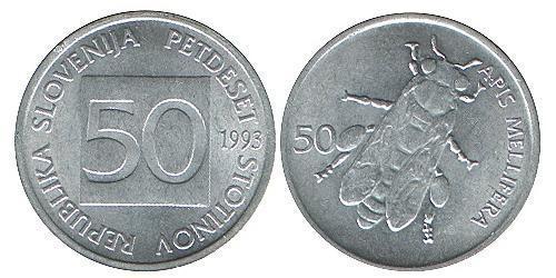 50 Stotinka Slovenia Aluminium 