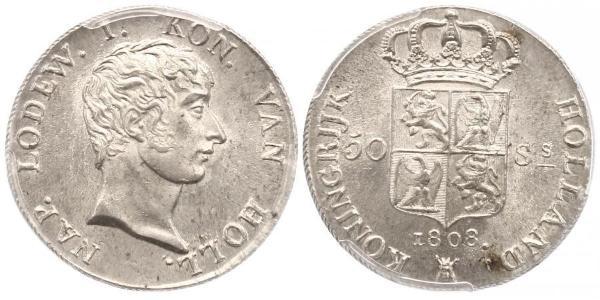 50 Stuiver Paesi Bassi Argento 