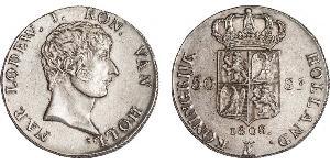 50 Stuiver Países Bajos Plata 