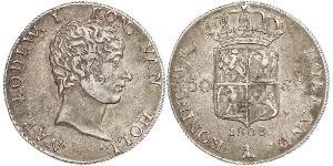 50 Stuiver Países Bajos Plata 