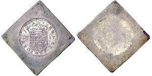 50 Stuiver Provincias Unidas de los Países Bajos (1581 - 1795) Plata 