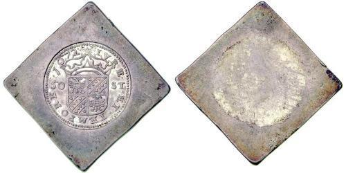 50 Stuiver Provincias Unidas de los Países Bajos (1581 - 1795) Plata 