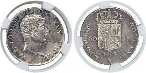 50 Stuiver Niederlande Silber 