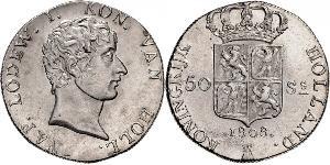 50 Stuiver Netherlands Silver 