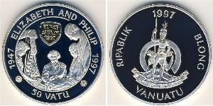 50 Vatu Vanuatu Argent 