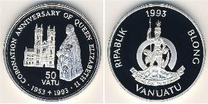 50 Vatu Vanuatu Argento 