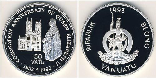 50 Vatu Vanuatu Plata 