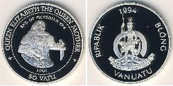 50 Vatu Vanuatu 銀 
