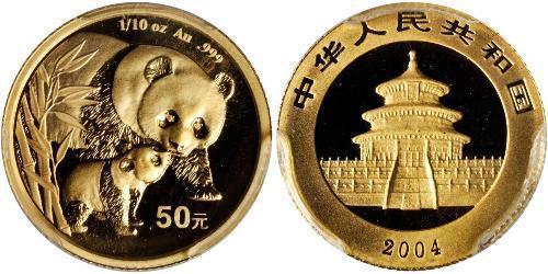 50 Yuan China Gold 