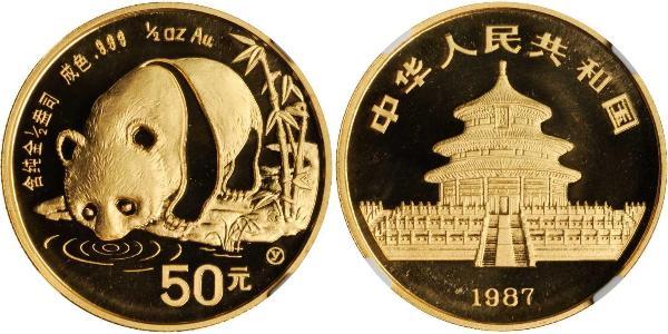 50 Yuan China Gold 