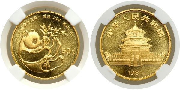 50 Yuan China Gold 