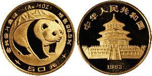 50 Yuan Volksrepublik China Gold 