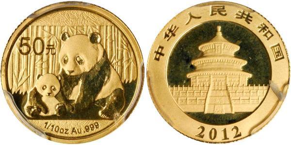 50 Yuan Volksrepublik China Gold 