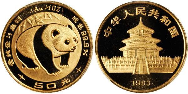 50 Yuan Volksrepublik China Gold 