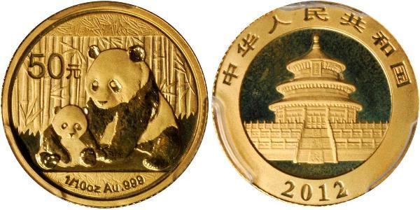 50 Yuan Volksrepublik China Gold 