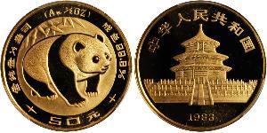 50 Yuan Cina Oro 