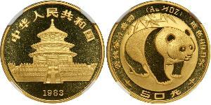 50 Yuan Cina Oro 