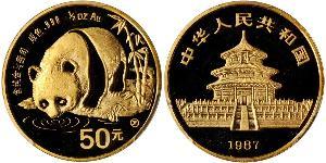 50 Yuan Cina Oro 