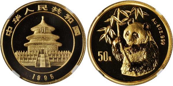 50 Yuan 中华人民共和国 金 