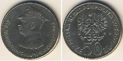 50 Zloty Volksrepublik Polen (1952-1990) Kupfer/Nickel 
