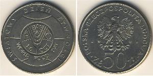 50 Zloty Volksrepublik Polen (1952-1990) Kupfer/Nickel 