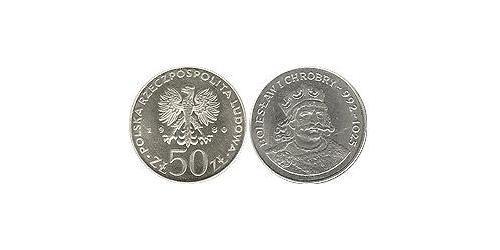 50 Zloty Repubblica Popolare di Polonia (1952-1990) Rame/Nichel 