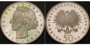 50 Zloty Repubblica Popolare di Polonia (1952-1990)  