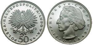 50 Zloty Volksrepublik Polen (1952-1990)  