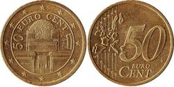 50 Євроцент Австрійська Республіка (1955 - ) Мідь 