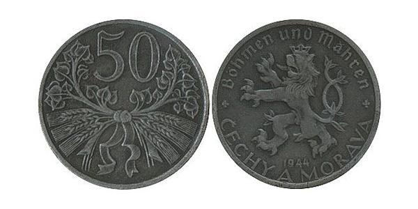 50 Гелер Богемія Цинк 