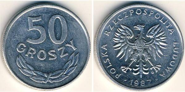 50 Грош Польская Народная Республика (1952-1990) Алюминий 