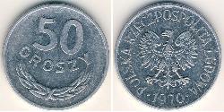 50 Грош Польська Народна Республіка (1952-1990) Алюміній 