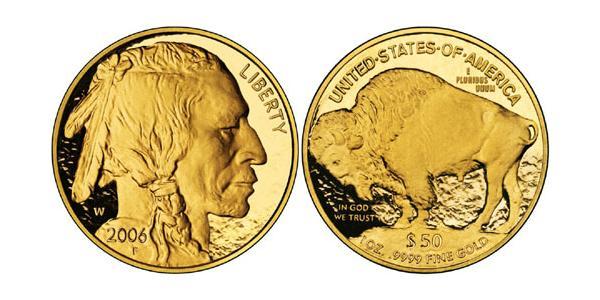 50 Долар США (1776 - ) Золото 