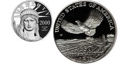 50 Долар США (1776 - ) Платина 