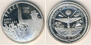 50 Долар Маршаллові Острови Срібло 