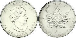 50 Доллар Канада Palladium Елизавета II (1926-2022)