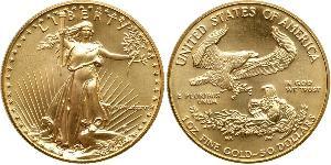50 Доллар США (1776 - ) Золото 