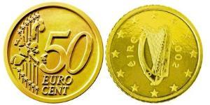 50 Евроцент Ирландия (1922 - ) Алюминий/Цинк/Олово/Медь 