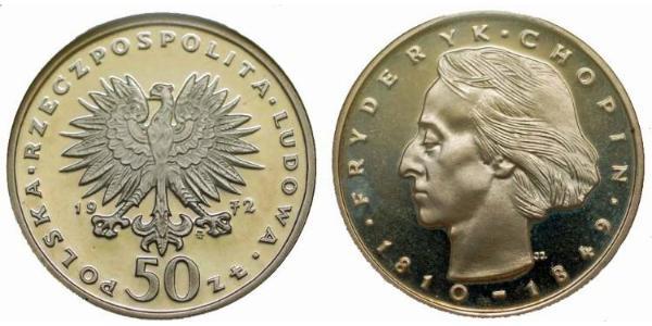50 Злотий Польська Народна Республіка (1952-1990)  