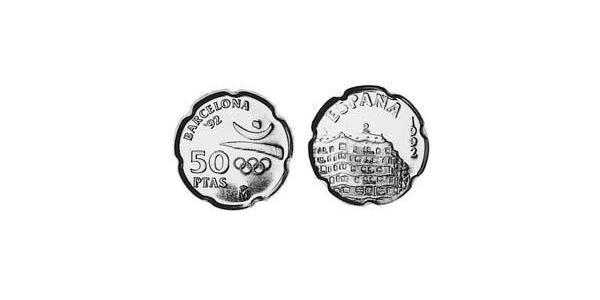 50 Песета Королівство Іспанія (1976 - ) Нікель/Мідь 