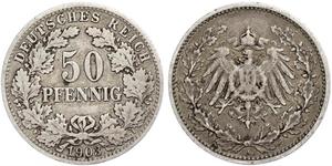 50 Пфенниг Германская империя (1871-1918)  