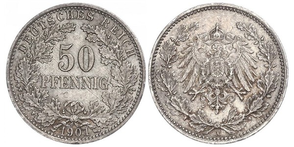 50 Пфенниг Германская империя (1871-1918)  