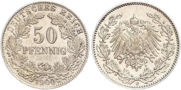 50 Пфенниг Германская империя (1871-1918)  