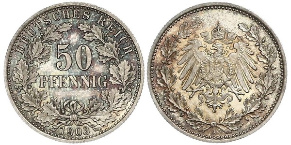 50 Пфенниг Германская империя (1871-1918)  