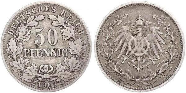 50 Пфенниг Германская империя (1871-1918)  